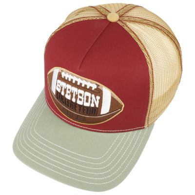 Trucker Cap American Fotball Beige/Red  - Stetson