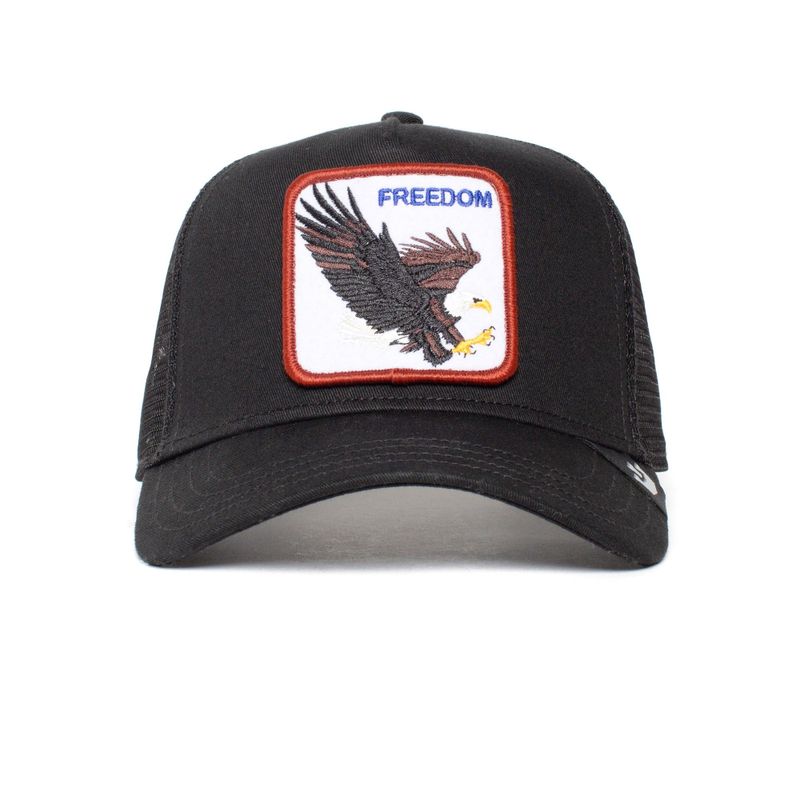 Freedom Eagle Black/Black Trucker Animal Farm - Goorin Bros
