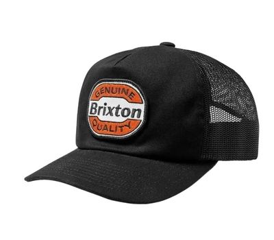 KEATON NETPLUS TRUCKER HAT - BLACK - Brixton