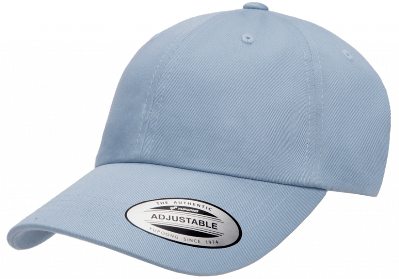 Dad Cap Low Profile Cotton Twill Light Blue Reglerbar - Yupoong