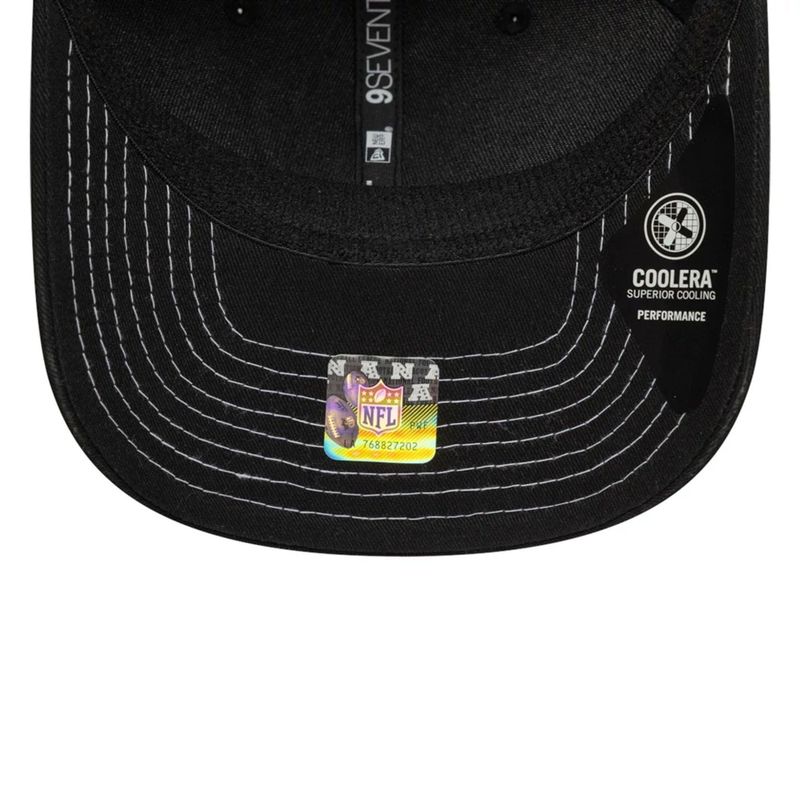 Las Vegas Raiders NFL Black 9SEVENTY Stretch Snap Adjustable Cap - New Era