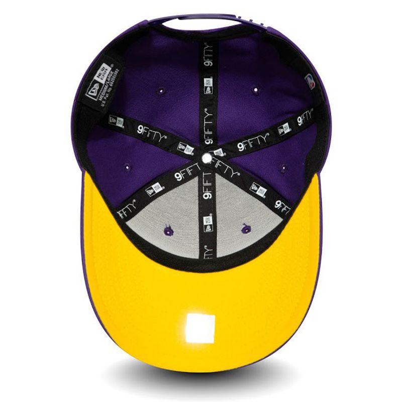 9fifty Los Angeles Lakers Stretch Snap Purple/Yellow Snapback - New Era