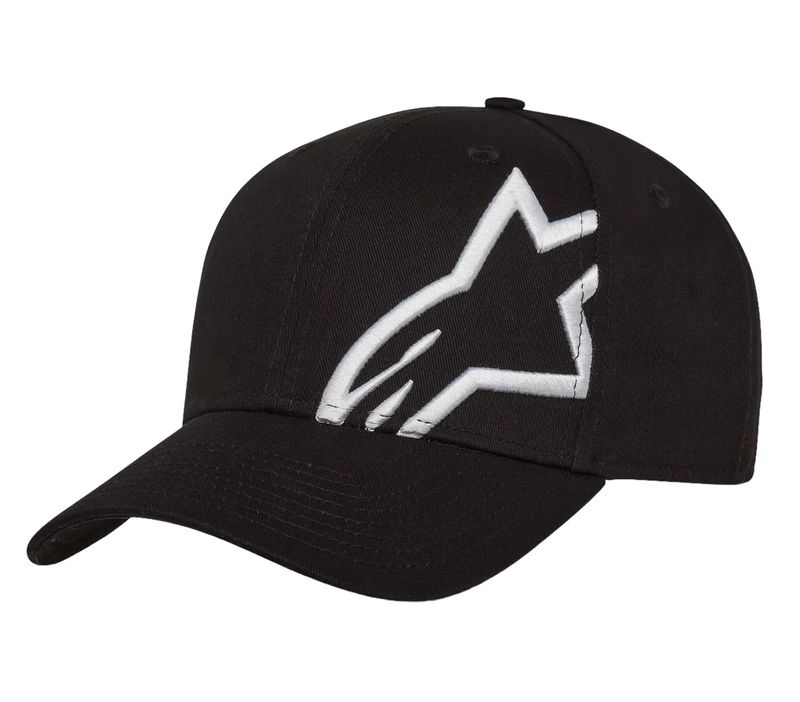 Corp 2 Snap Hat Black/White - Alpinestars