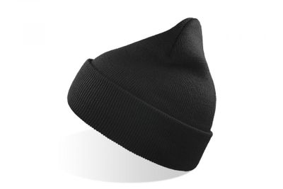 WIND Double Skin Beanie Black - Atlantis