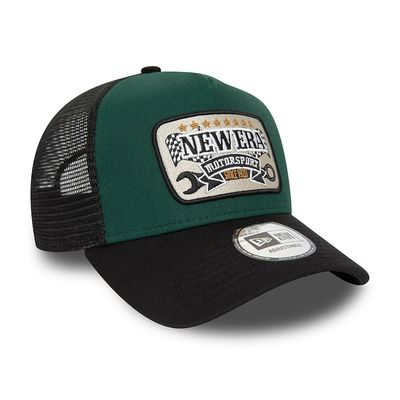 New Era Patch Green E-Frame Trucker Cap