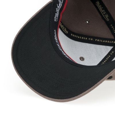 Classic Script Snapback Grey -Own Brand - Mitchell/ Ness