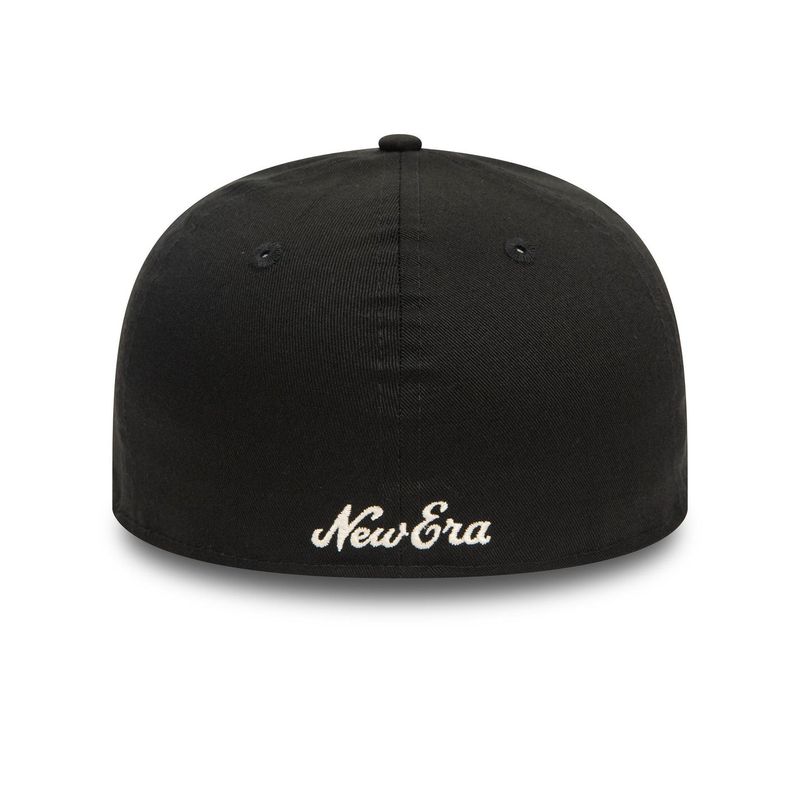 New Era Heritage Script Black 59Fifty Low Profile - New Era