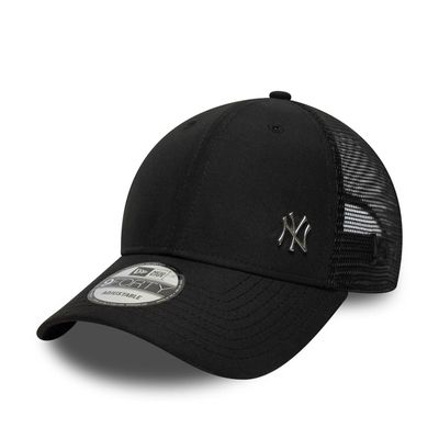New York Yankees MLB Flawless Black 9FORTY Adjustable Cap - New Era
