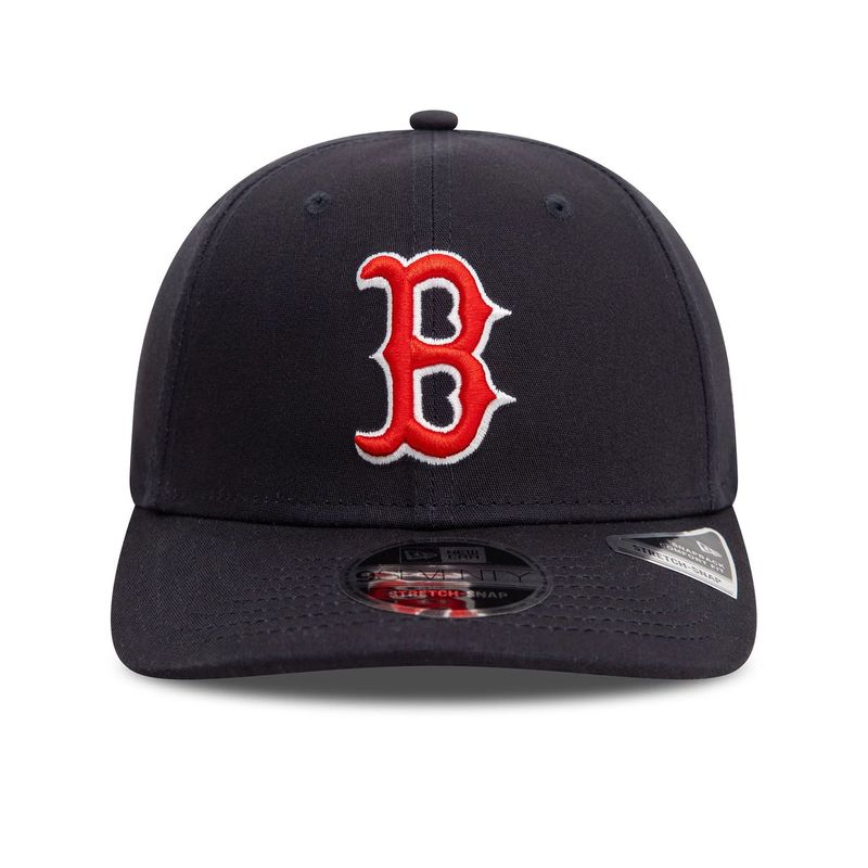 Boston Red Sox Official Team Colour Navy 9SEVENTY Stretch Snap Adjustable Cap - New Era