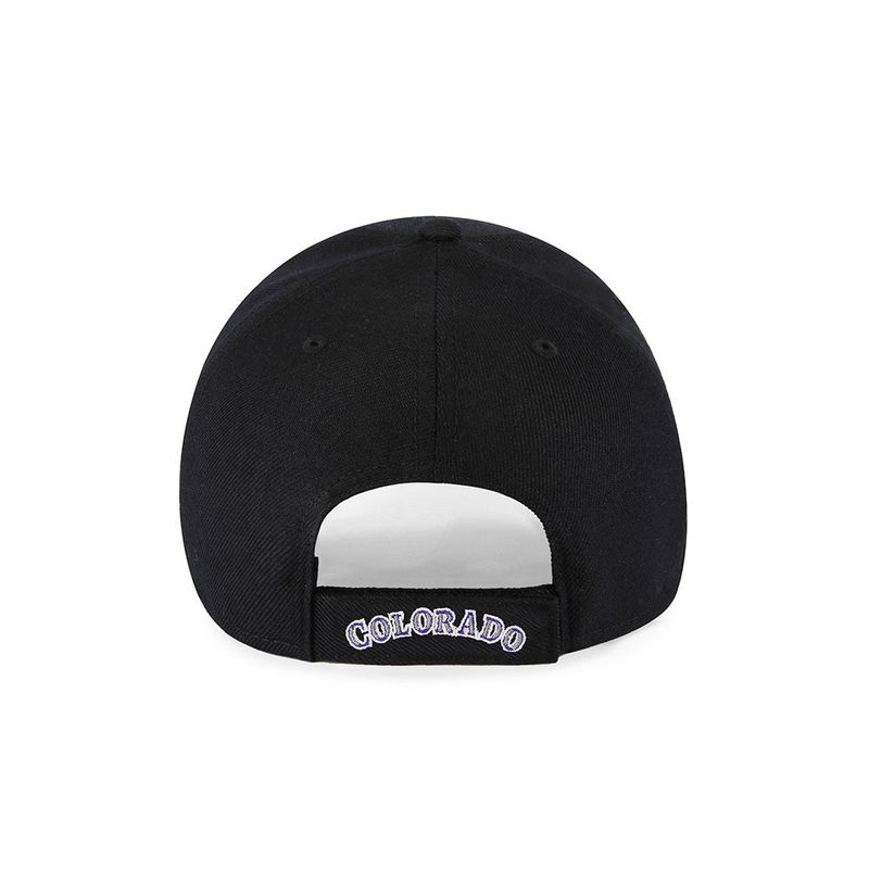 ’47 MVP Colorado Rockies Adjustable Black Cap - 47Brand