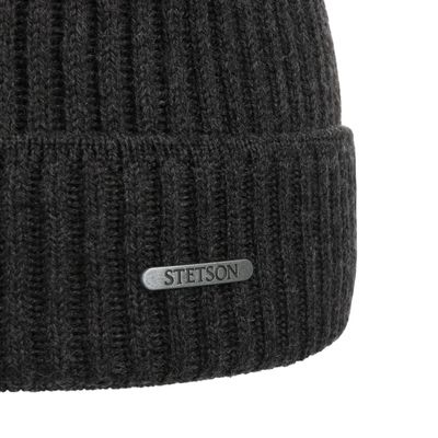 Stetson Beanie Merino Grey Melange