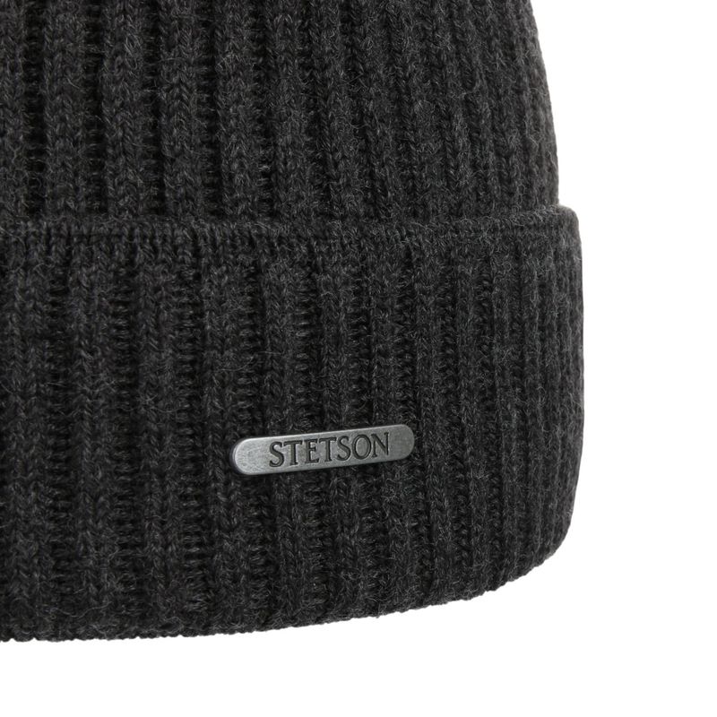 Stetson Beanie Merino Grey Melange