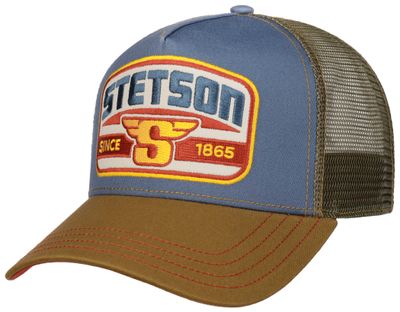 Stetson Trucker Cap S Wing Brown Blue