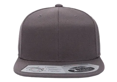 110 Fitted Snapback Dark Grey - Flexfit