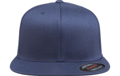 Flexfit Flat Brim Fitted Navy 6277FV - Flexfit