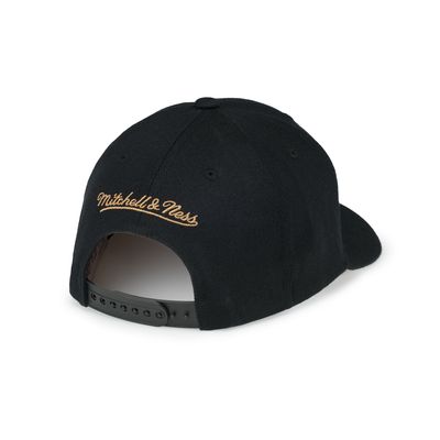 Leather Logo Snapback Black - Mitchell/ Ness