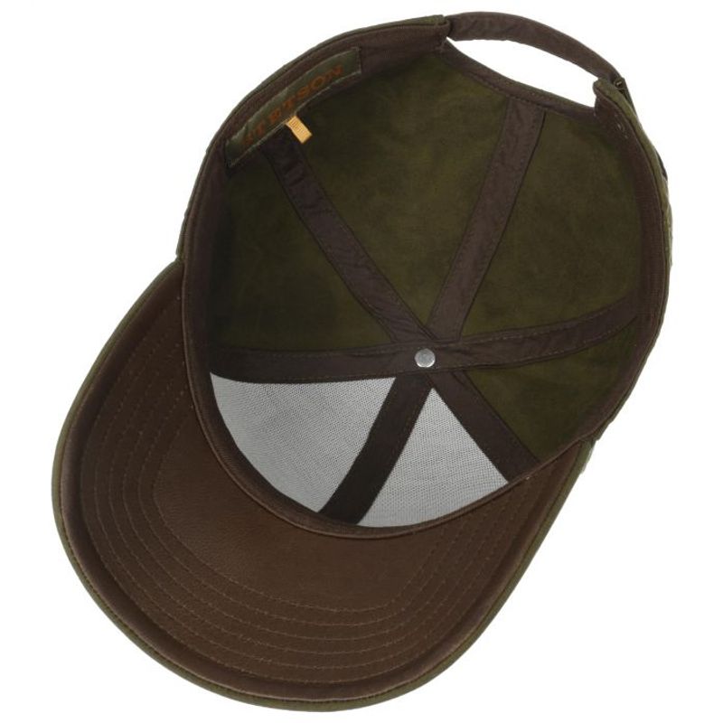 Waxed Cotton Cap UV Protected Green OS Stetson