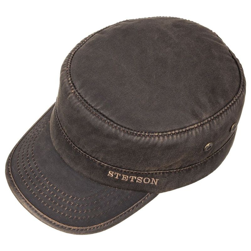 Army Cap Winter CO/PES Lined Brown Stetson