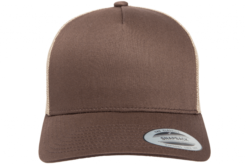 Trucker Flexfit Brun/Beige 6506 i lager från Flexfit/Yupoong