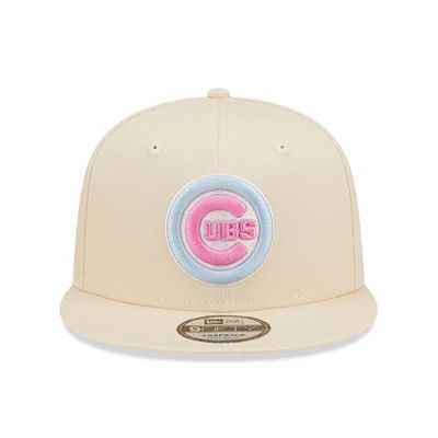 Chicago Cubs Side Patch Pastel Cream 9FIFTY Snapback Cap