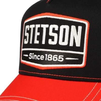 Stetson Trucker Cap Gasoline Red Black