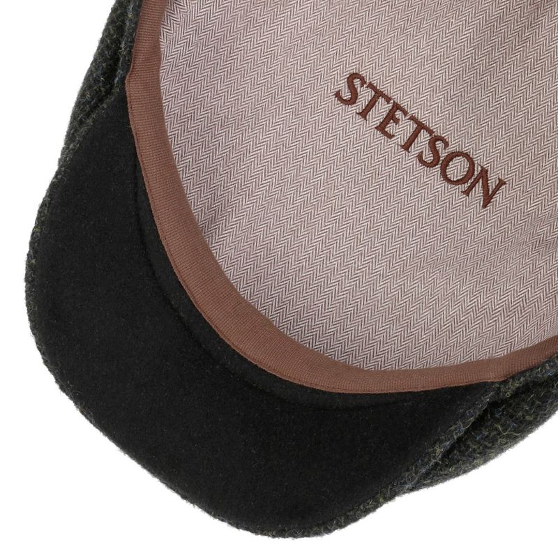Stetson 6-Panel Cap Wool – Dark Olive
