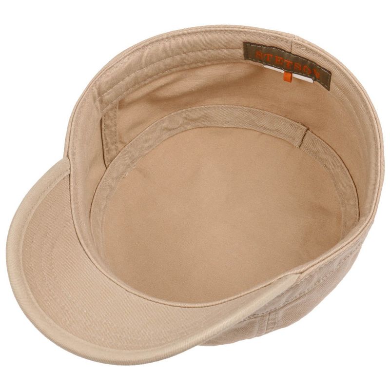 Army Cap Cotton Beige Stetson