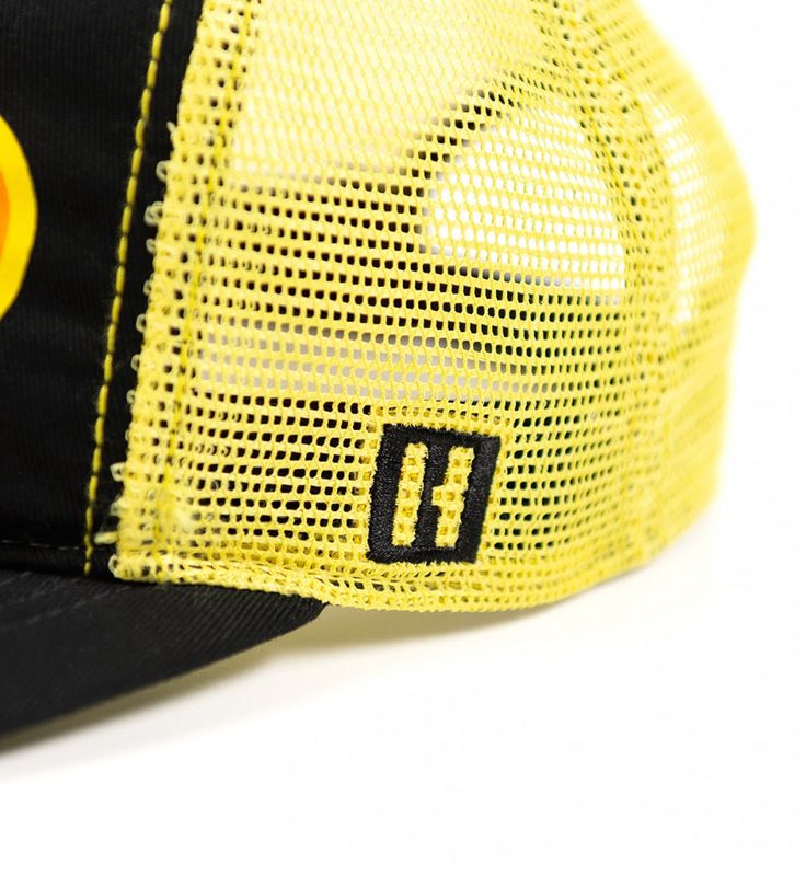 Pill Trucker Hat Black/Yellow  - Hoonigan