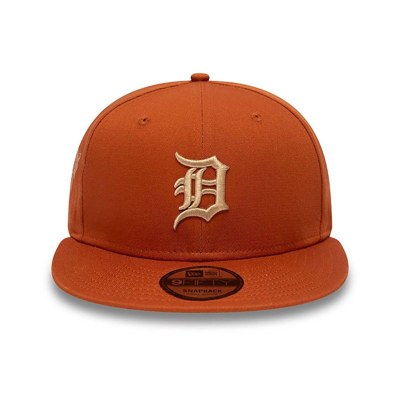 9fifty Detroit Tigers Medium Brown Side Patch - New Era