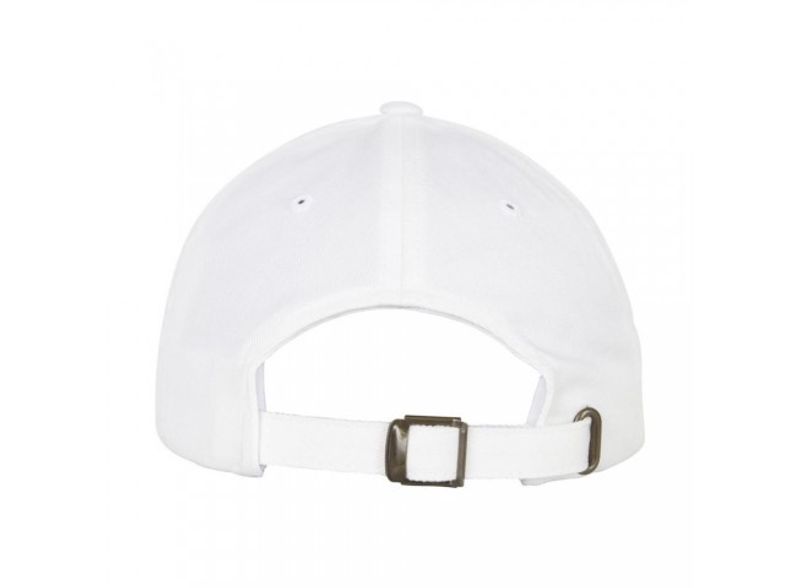 Dad Cap Low Profile Organic Cotton White - Yupoong