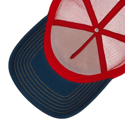 Trucker Cap Motocross Team Navy/Orange/Red- Stetson