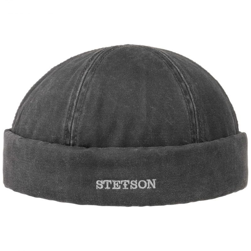 Docker CO/PES Winter Old Cotton Black - Stetson