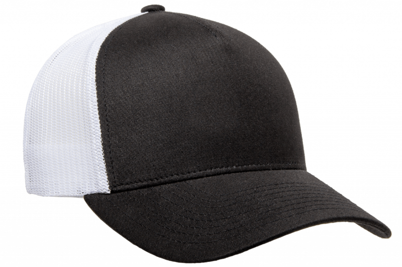 Trucker A-Frame Black/White 6506 - Fexfit/Yupoong