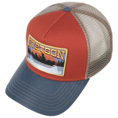 Trucker Cap American Heritage Canoe Red  - Stetson