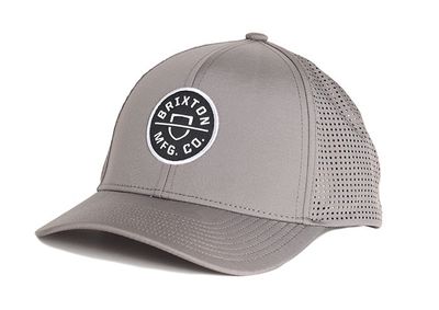 Brixton Crest Netplus Utility Snapback Grey