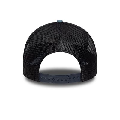 New Era Denim Patch Pastel Blue 9FORTY A-Frame Trucker Adjustable Cap