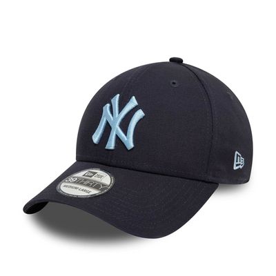 New York Yankees League Essential Navy 39THIRTY Stretch Fit Cap - New Era