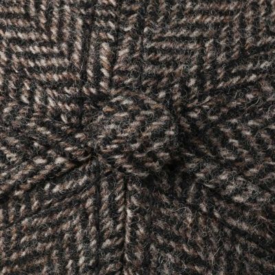 Baseball Cap Wool Herringbone Antra Melange Stetson