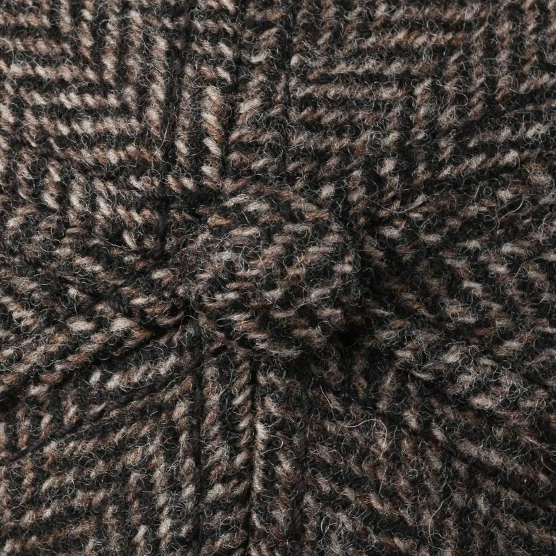 Baseball Cap Wool Herringbone Antra Melange Stetson