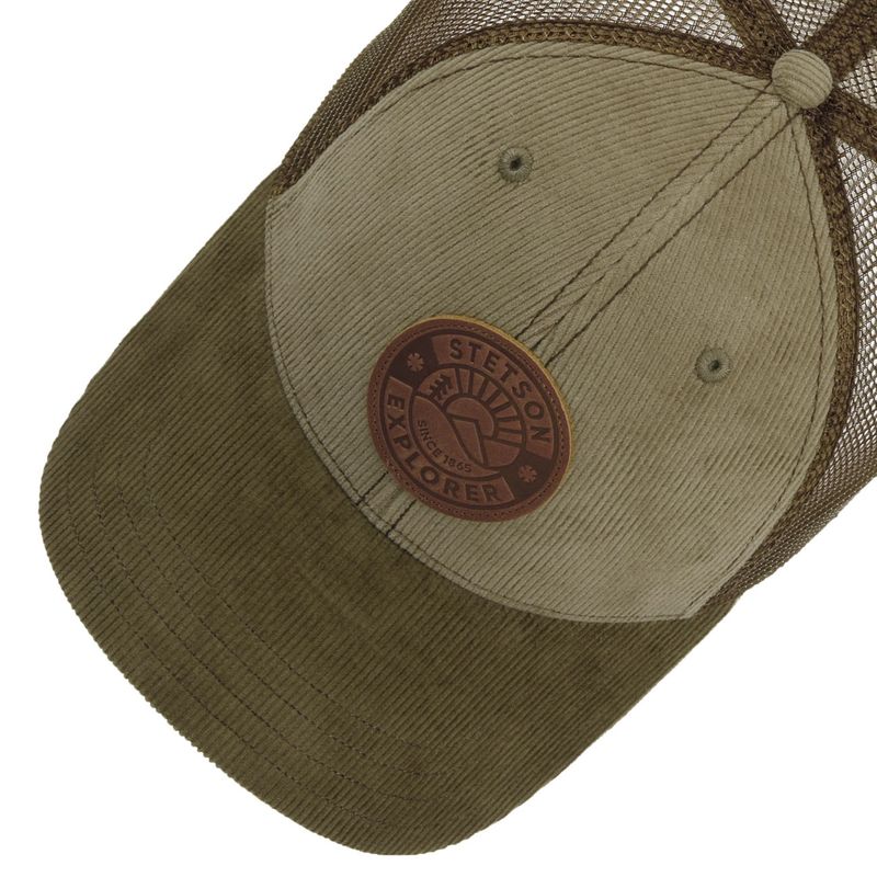Baseball Cap Leather Patch Stetson