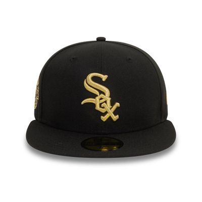 Chicago White Sox Cooperstown Metallic Black 59FIFTY Fitted Cap - New Era