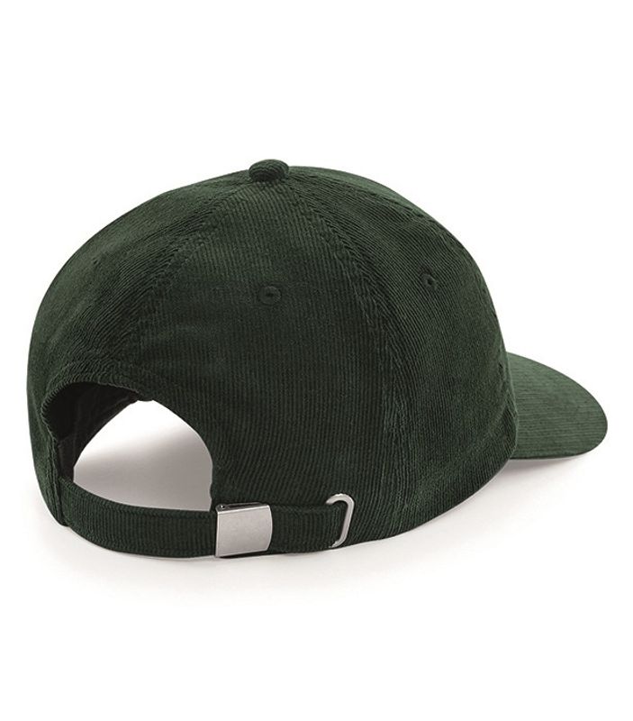 Heritage Cord Dark Olive Dad Cap  - Beechfield