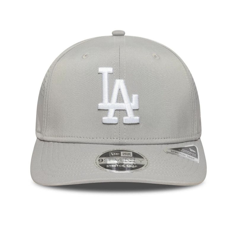 9Seventy Perforated LA Dodgers Stretch Snap Grey - New Era