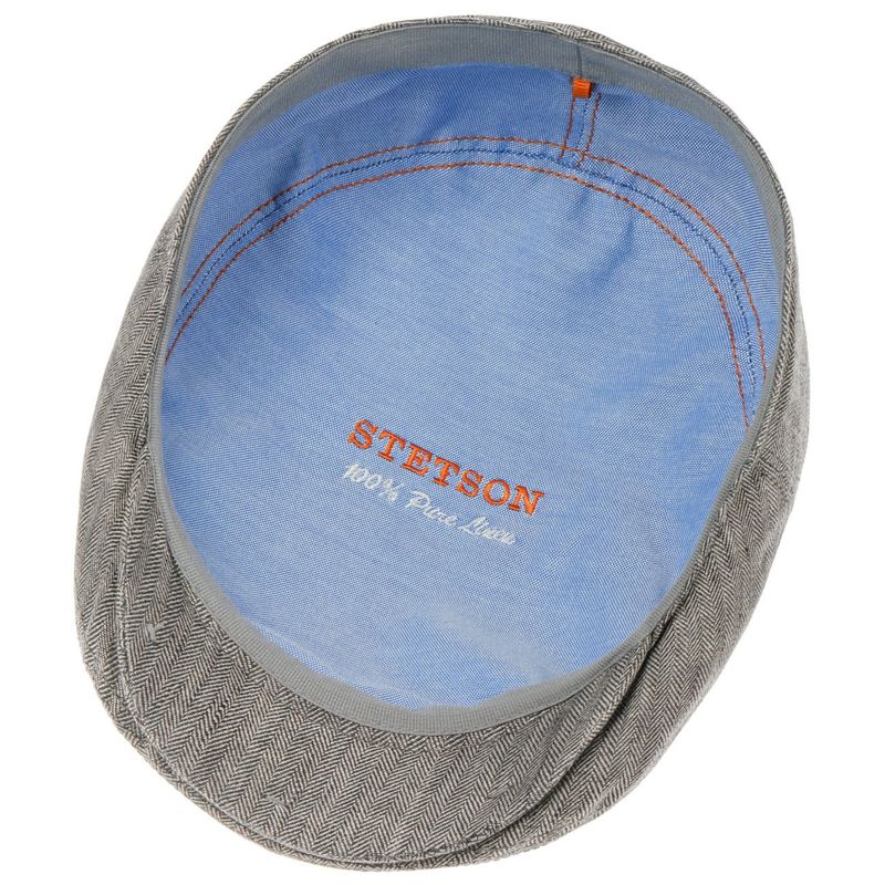 Kent Linen Grey Herringbone - Stetson