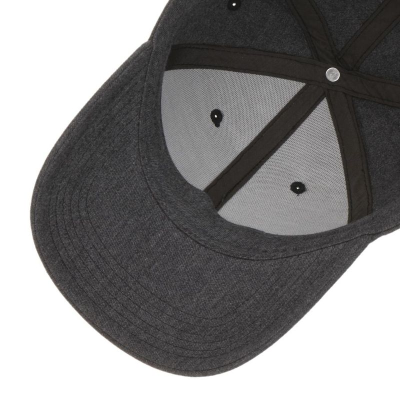 Stetson Baseball Cap Cotton Melange Dark Grey