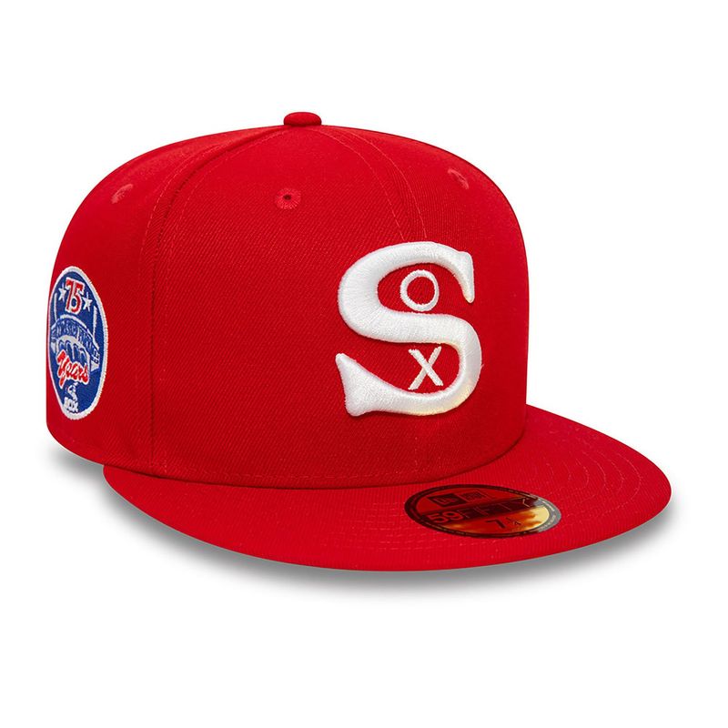 Chicago White Sox MLB Cooperstown Alternative Red 59FIFTY Fitted Cap - New Era