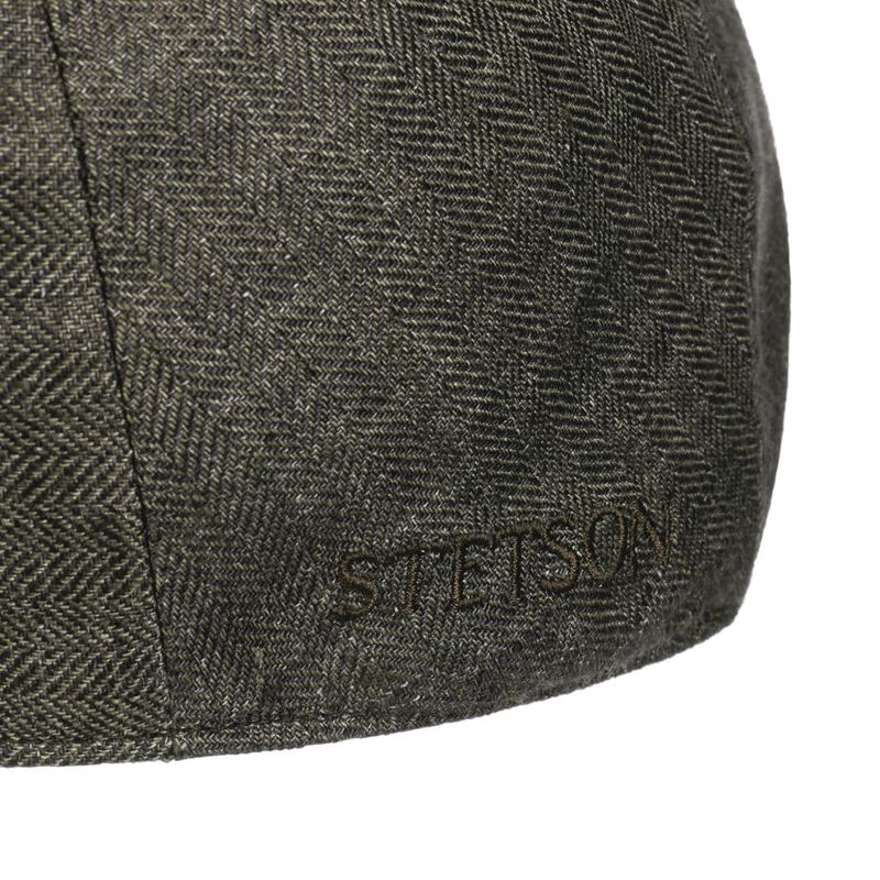 Kent Linen Olive Herringbone - Stetson