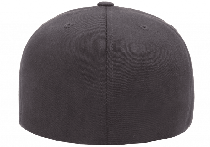 Flexfit keps Flat Brim Fitted Dark Grey 6277FV - Flexfit