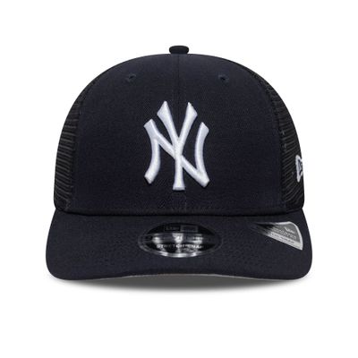 New York Yankees MLB Official Team Colour Navy 9SEVENTY Stretch Snap Adjustable Cap - New Era