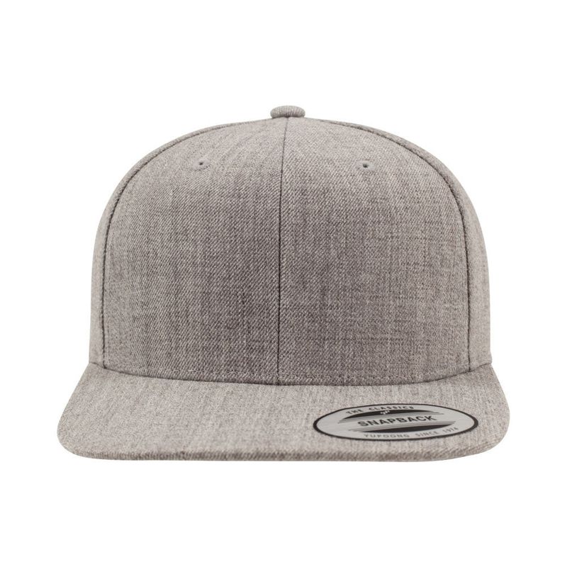 Pro-Style Twill Snapback Child Heather Cap - Yupoong